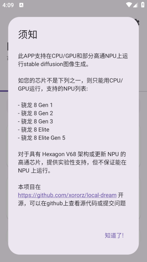 Local Dream首次启动须知