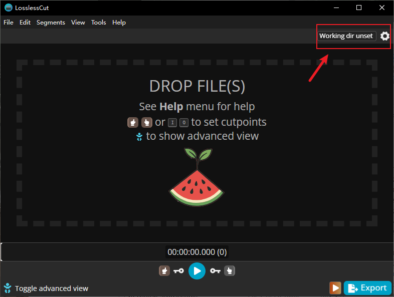 LosslessCut设置界面