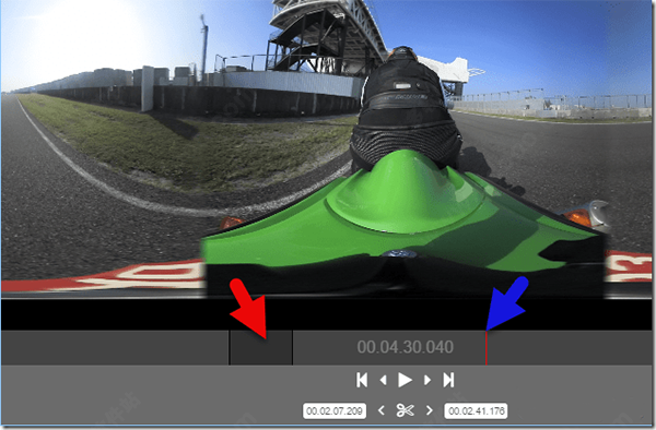 LosslessCut时间轴标记