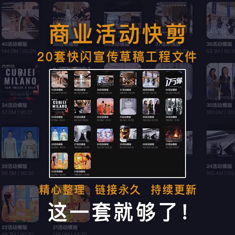 剪映模板使用效果