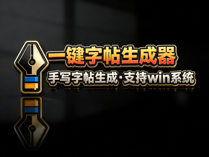 一键字帖生成器封面