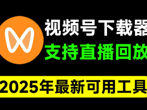 2025最新版视频号下载助手！轻松一键下载直播与回放，无需复杂操作，完全免费