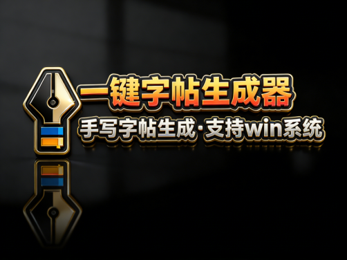 一键生成专属练字模板，CopybookBuilder助你随心练字！支持自定义字体与内容，Windows用户必备神器