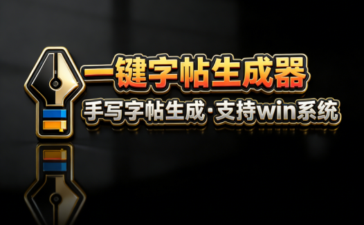 一键生成专属练字模板，CopybookBuilder助你随心练字！支持自定义字体与内容，Windows用户必备神器
